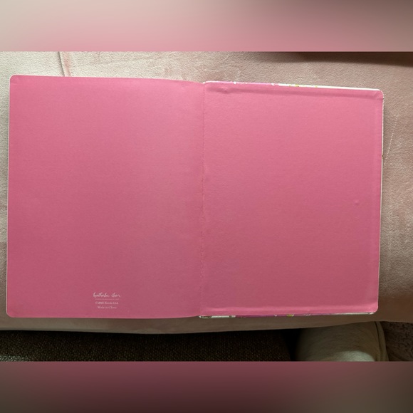 ÉCCOLO ~  NEW 8x10” WIDE RULED NOTEBOOK; PINK MARBLE + GOLD FOIL SPLATTER - Picture 5 of 5